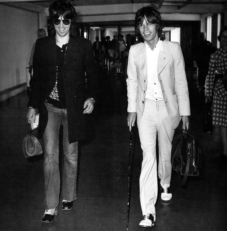 25 May 1972: Keith Richard and Mick Jagger in relaxed mood as a major, two-...